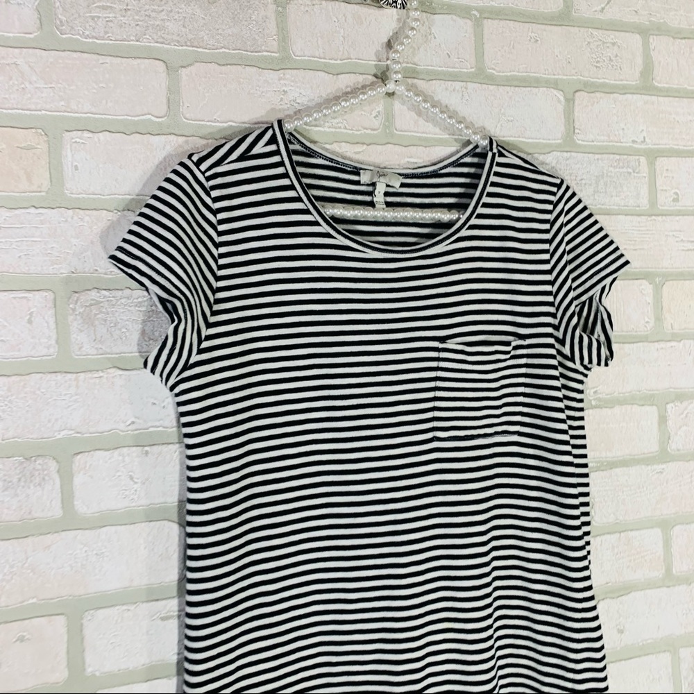 Joie Courtina Striped Cotton T Shirt Dress Size S - Picture 5 of 10